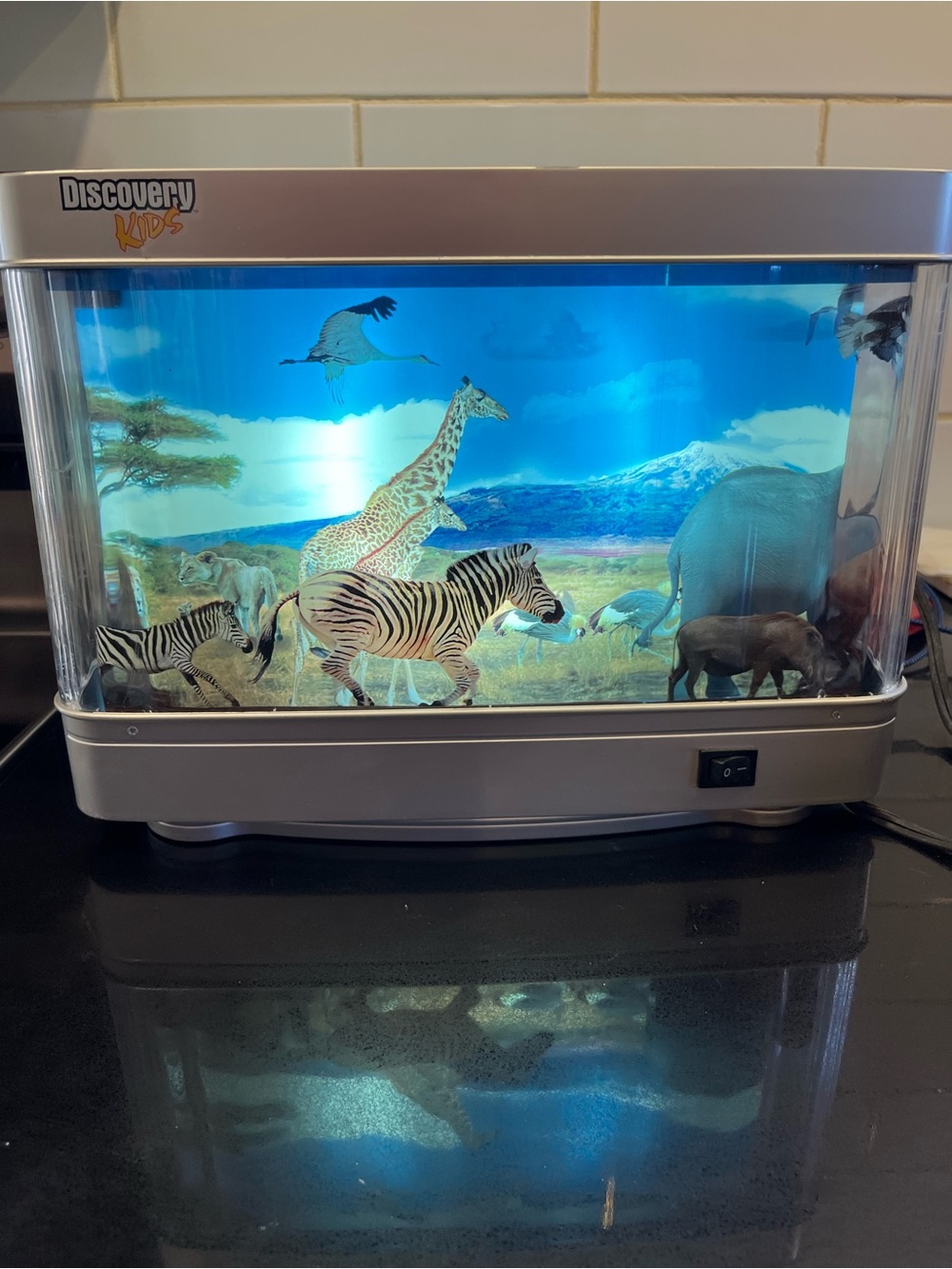 Discovery Kids Safari Night Light - Silver